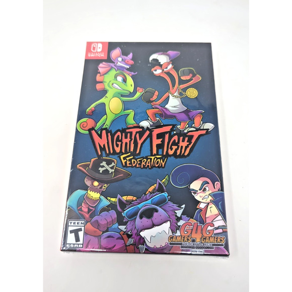 Mighty Fight Federation (G4G Game On Expo) Premium Edition Nintendo Switch Rare!